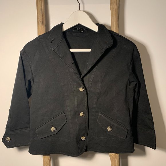 Vintage Theory Black Short Jacket - Picture 2 of 3